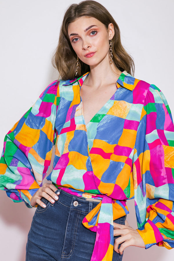 lovely-statement-woven-top Flying Tomato-Sophia's StyleTOPS-1